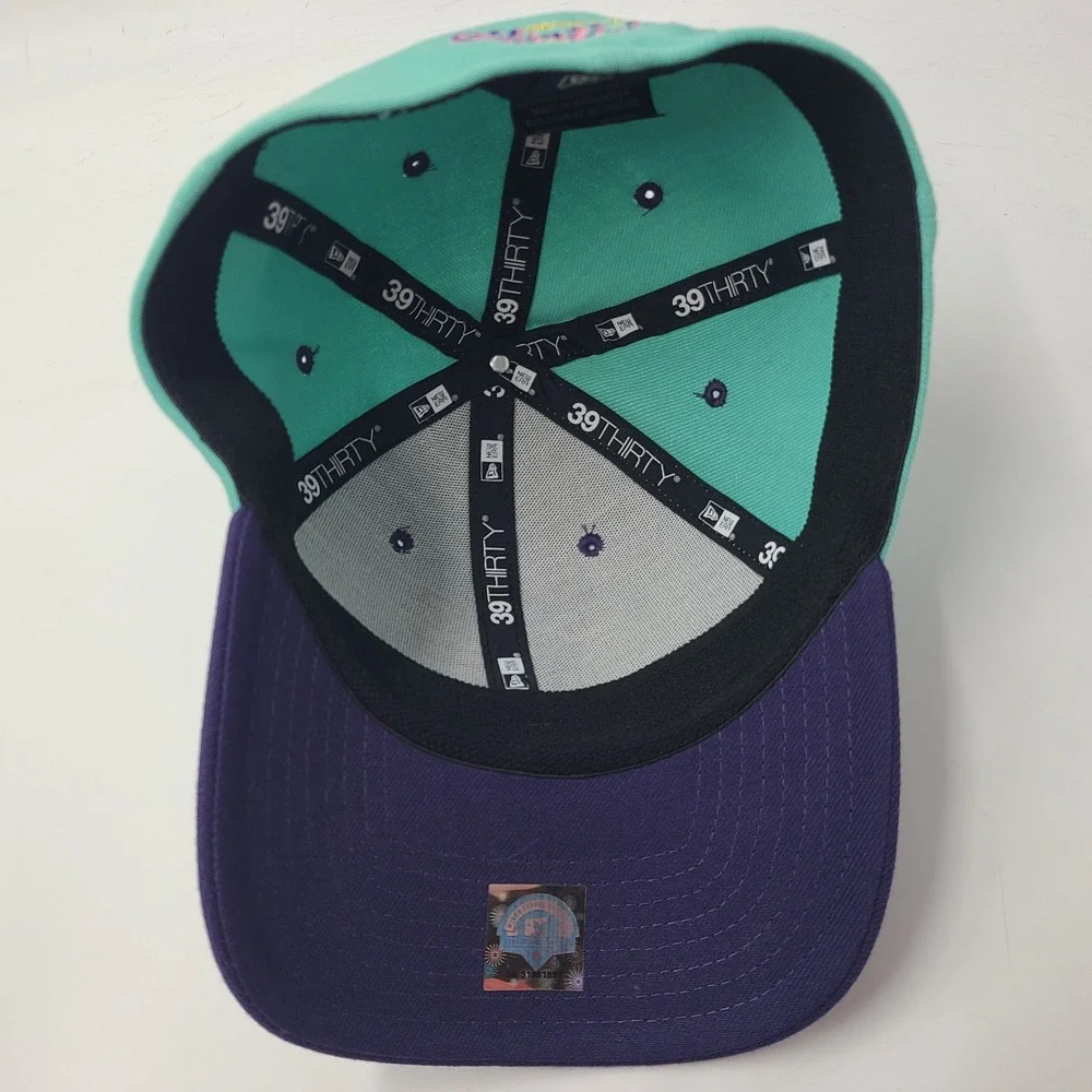 Louisville Bats Hat Fitted S-M New Era 39Thirty Teal Derby City Mint Juleps MiLB